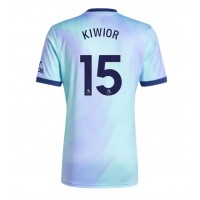 Arsenal Jakub Kiwior #15 Tretí futbalový dres 2024-25 Krátky Rukáv